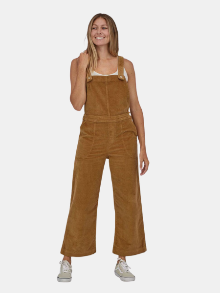 patagonia ブラウンオーバーオール　36 Patagonia Women's Stand Up Cropped Corduroy Overalls