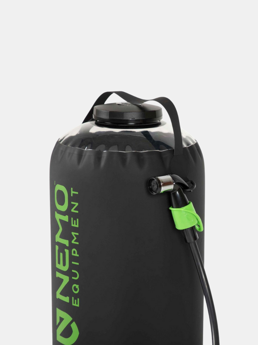 NEMO Helio LX Pressure Shower Black/Apple Green NEMO Equipment SEED
