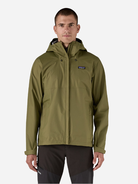 PATAGONIA MEN'S TORRENTSHELL 3L JACKET TENT GREEN