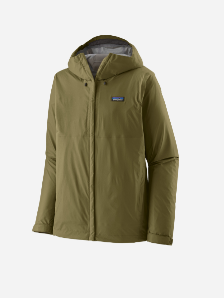 PATAGONIA MEN'S TORRENTSHELL 3L JACKET TENT GREEN