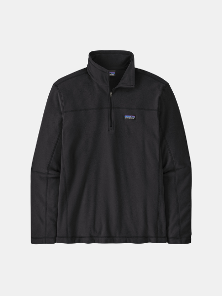 Patagonia Men's Micro D Fleece Pullover: Black