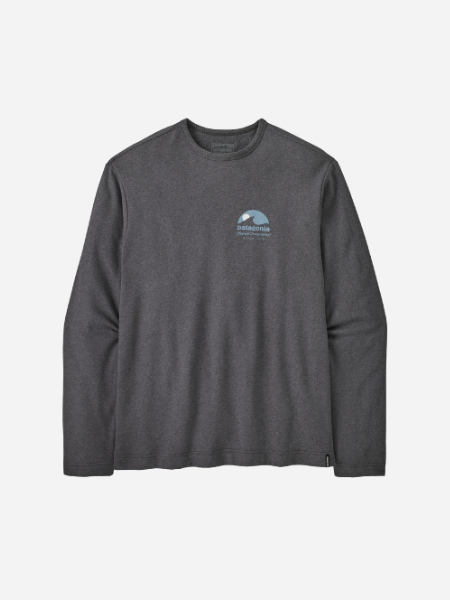 PATAGONIA MEN'S LIGHTWEIGHT APPLIED IMAGINATION WILDRISE CREW INK BLACK