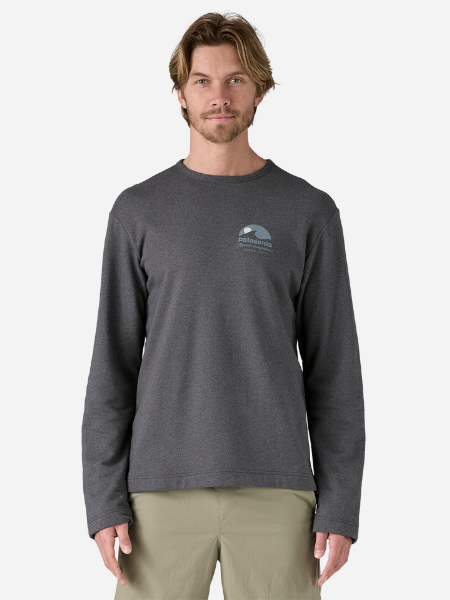 PATAGONIA MEN'S LIGHTWEIGHT APPLIED IMAGINATION WILDRISE CREW INK BLACK