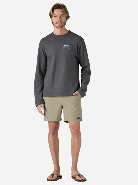 PATAGONIA MEN'S LIGHTWEIGHT APPLIED IMAGINATION WILDRISE CREW INK BLACK