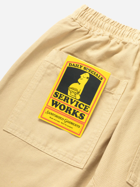 SERVICE WORKS CLASSIC CANVAS CHEF PANT- KHAKI
