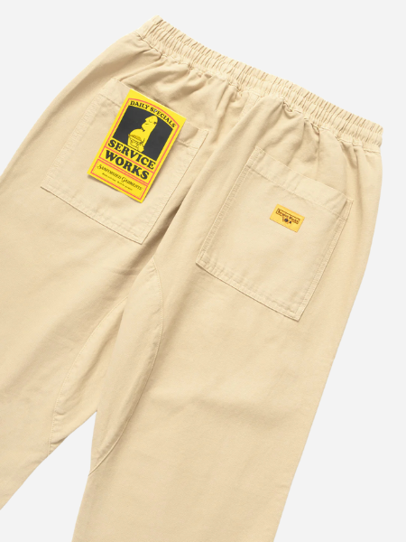 SERVICE WORKS CLASSIC CANVAS CHEF PANT- KHAKI