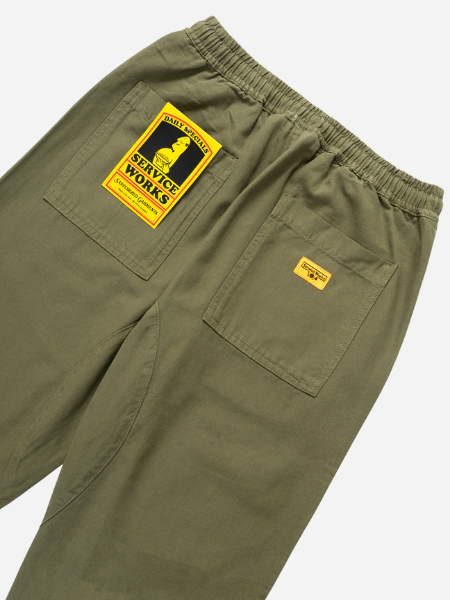 SERVICE WORKS CLASSIC CANVAS CHEF PANT- OLIVE