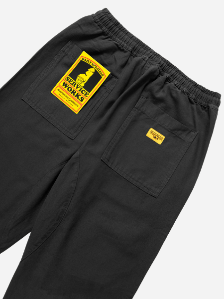 SERVICE WORKS CLASSIC CANVAS CHEF PANT- BLACK