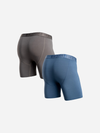 BN3TH Classic Icon Boxer Brief 2 Pack- Gargoyle/Fog