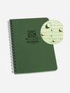 Rite In The Rain 4.625" X 7" Side Spiral Notebook- Green