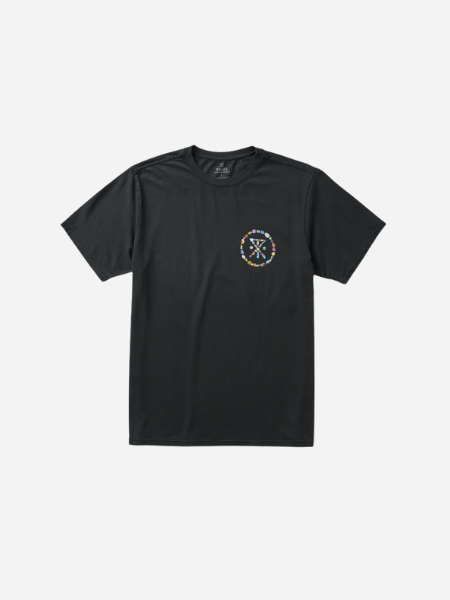 Roark Opal Palm Premium Tee- Black