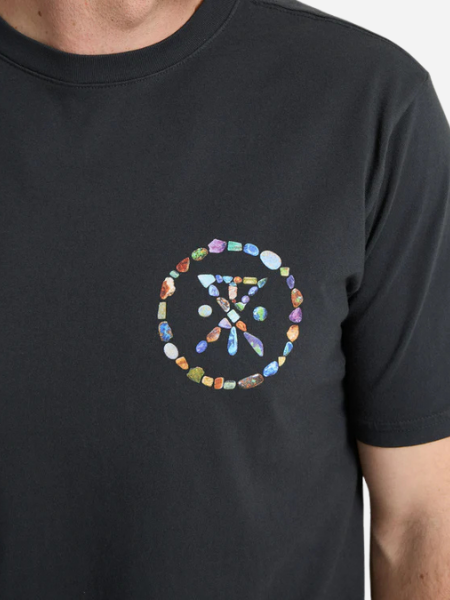 Roark Opal Palm Premium Tee- Black