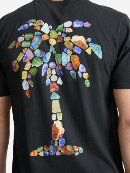 Roark Opal Palm Premium Tee- Black