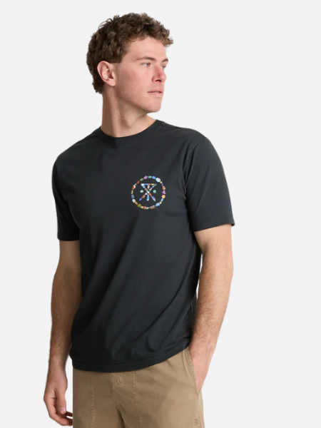 Roark Opal Palm Premium Tee- Black