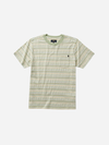 Roark Journey Jacquard Short Sleeve Crew Tee- Seafoam