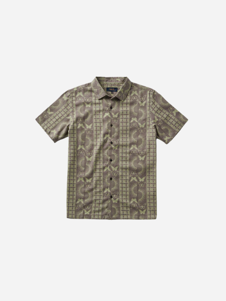 Gonzo Short Sleeve Button Up Shirt- Seafoam