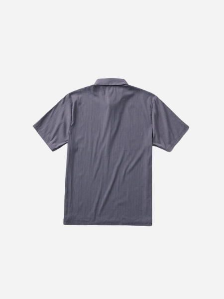 Bless Up Breathable Stretch Polo Shirt: Slate