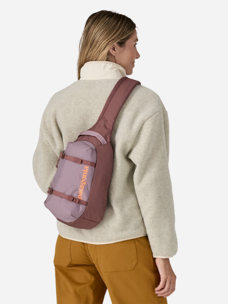 Patagonia Atom Sling Bag 8L: Currents; Dulse Mauve