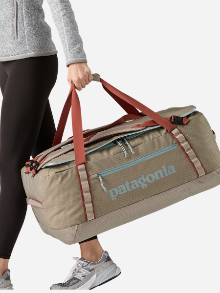 Patagonia Black Hole Duffel 70L:  
Seabird Grey