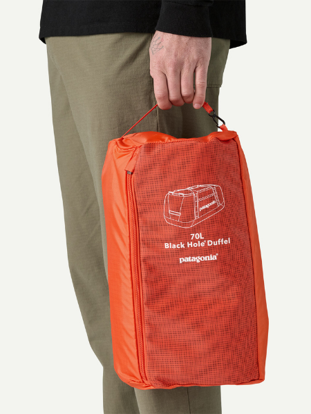 Patagonia Black Hole Duffel 70L:  
Seabird Grey