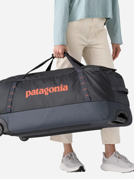 Patagonia Black Hole Matte Wheeled Duffel 100L: Smolder Blue
