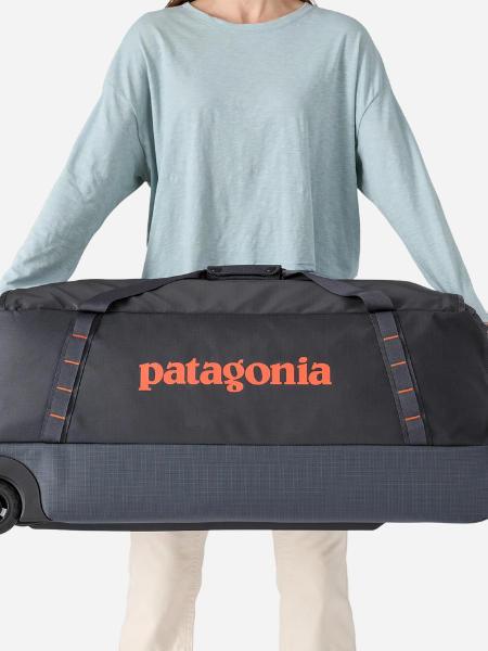 Patagonia Black Hole Matte Wheeled Duffel 100L: Smolder Blue