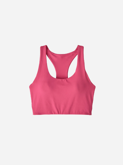 Patagonia Women's Maipo Mid-Impact Bra: Luminous Pink