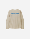Patagonia Men's Long sleeve Cap Cool Daily Graphic Shirt: 
Water People Banner- Pumice X-Dye