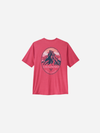 Patagonia Men's Capilene Cool Daily Graphic Shirt - Lands 
Chouinard Crest: Luminous Pink X-Dye 