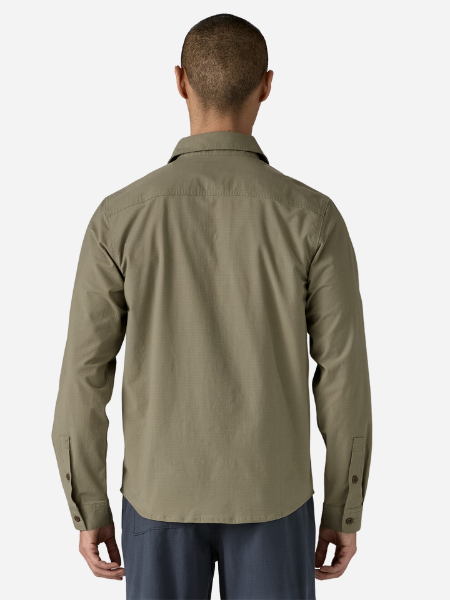 Men's Nomader Shirt: River Rock Green