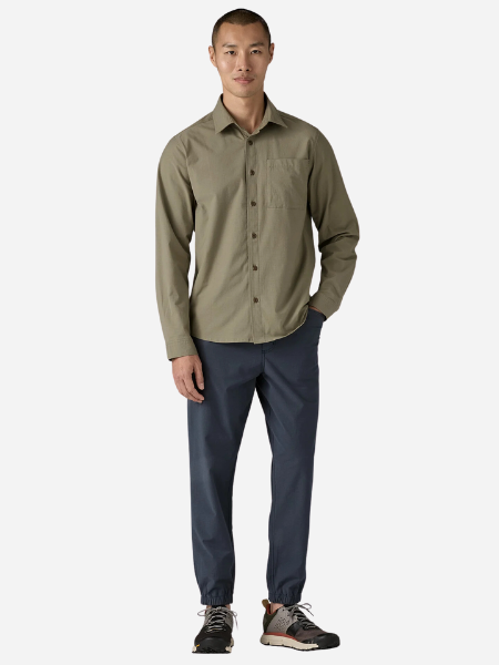 Men's Nomader Shirt: River Rock Green
