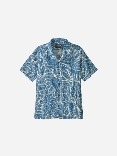 Patagonia Men's Tidal Threads Camp Shirt: Still Blue