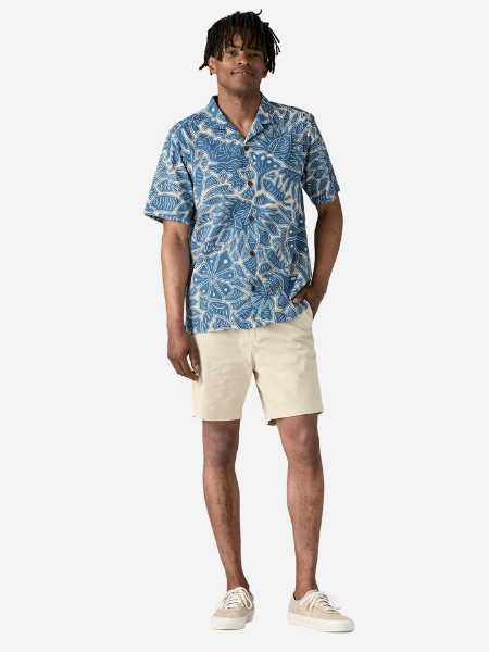 Patagonia Men's Tidal Threads Camp Shirt: Still Blue