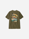 Patagonia Men's Take A Stand Responsibili-Tee: Pine Stream:Tent Green