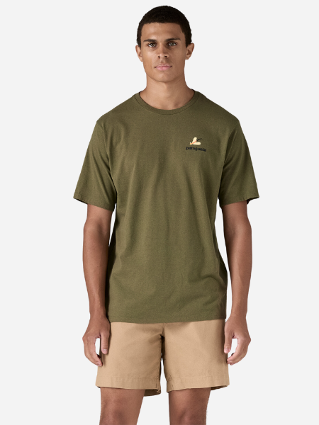 Patagonia Men's Take A Stand Responsibili-Tee: Pine Stream:Tent Green