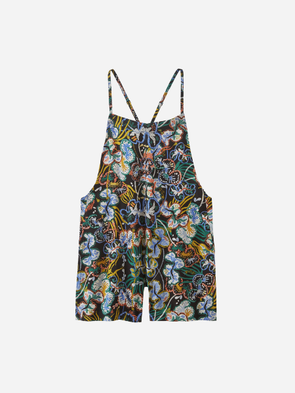 Patagonia Women's Tidal Threads Romper: Undersea Black