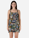 Patagonia Women's Tidal Threads Romper: Undersea Black