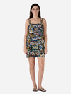 Patagonia Women's Tidal Threads Romper: Undersea Black
