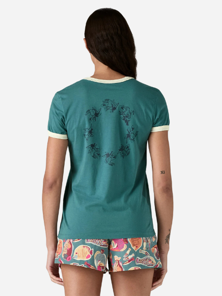 Patagonia Women's Water People Organic Ringer Tee