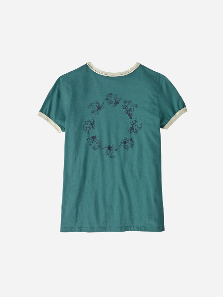 Patagonia Women's Water People Organic Ringer Tee