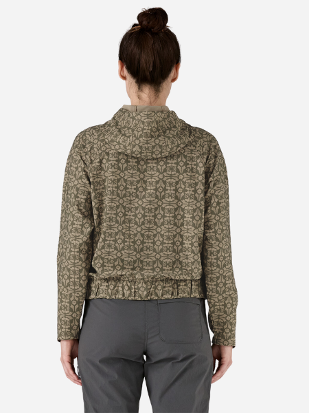 Patagonia Women's Swift Drift Sun Hoody: Marmot Field- Seabird Grey