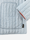 Filson Women's Chambray Quilted Jacket:  Light Indigo Chambray