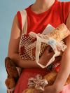 Immodest Cotton Tiny Net Bag: Red Dot
