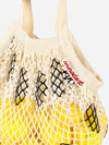 Immodest Cotton Tiny Net Bag: Black Dot