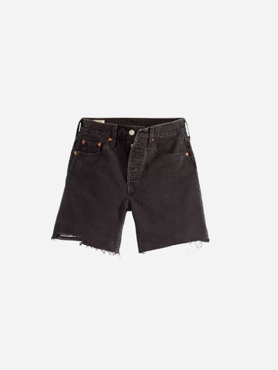 Levi's Women's 501 Mid Thigh Shorts: Lunar Black