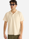Rhythm Men's Vintage Terry Polo: Natural