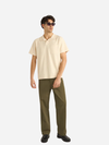 Rhythm Men's Vintage Terry Polo: Natural