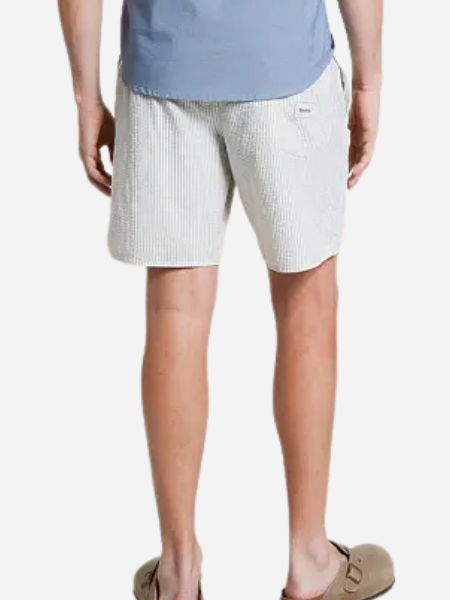 Rhythm Men's Seersucker Jam Shorts: Natural