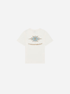 Rhythm Flame Printed Vintage Short Sleeve T-shirt: White