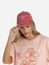Rhythm Sanctuary Floral Cap OS: Red